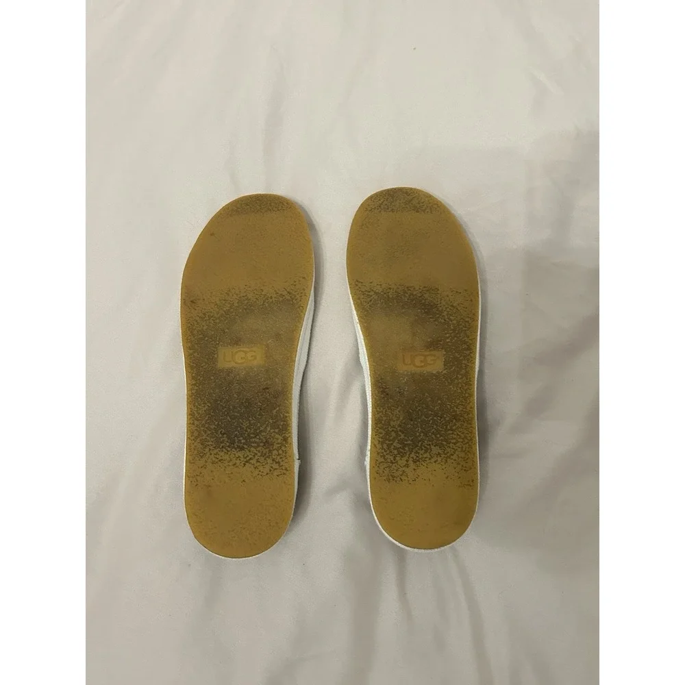 UGG Bren Women's Cotton Mesh Slip-On Sneakers US 9.5‎ Natural Athleisure Casual